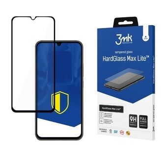3MK HardGlass Max Lite til Sam A34 5G A346 sort Fullscreen Glass Lite