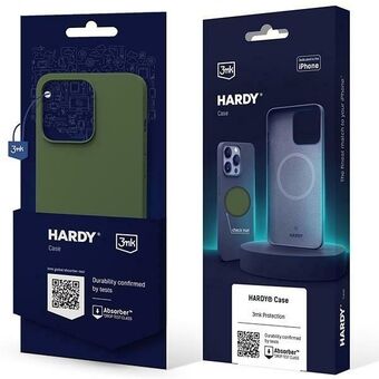 3MK Hardy-etui iPhone 15 Plus 6.7" grøn/alpine green med MagSafe