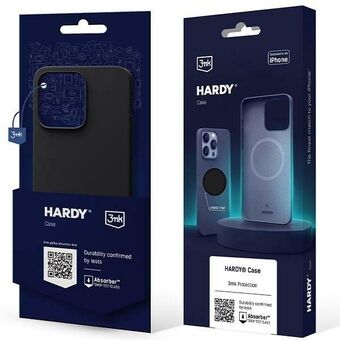 3MK Hardy-etui iPhone 15 Plus 6.7" grafit MagSafe