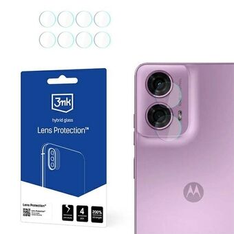 3MK Lens Protect Motorola Moto G24 er en linsebeskyttelse til kameraobjektivet, der kommer i en pakke med 4 stykker.