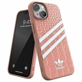 Adidas ELLER Samba Alligator iPhone 14 6.1" pink-hvid/mauve-hvid 50199