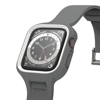 Araree etui med rem Duple Pro til Apple Watch 44/45mm grå AR70-01866C