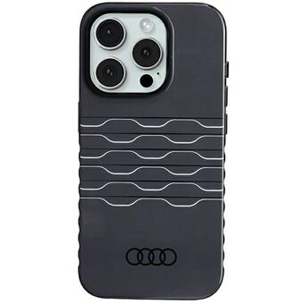 Audi IML MagSafe-etui til iPhone 15 Pro 6.1" sort hardcase AU-IMLMIP15P-A6/D3-BK