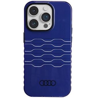 Audi IML MagSafe-etui til iPhone 14 Pro 6.1" i blå/navy blue hårdt etui AU-IMLMIP14P-A6/D3-BE