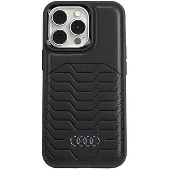 Audi Kunstlæder MagSafe iPhone 13 Pro Max 6.7" sort hardcase AU-TPUPCMIP13PM-GT/D3-BK