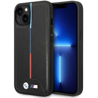 BMW BMHCP15S22PVTK iPhone 15 / 14 / 13 6.1" sort hardcase M Quilted Tricolor