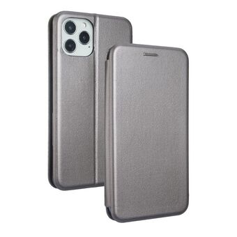 Beline Book Magnetic Case iPhone 12/12 Pro 6.1" stål/stål