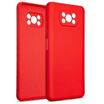 Beline Case Silikone Xiaomi Poco X3 rød / rød