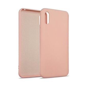 Beline Silicone Cover iPhone 7/8/SE i rosa-guld/rose guld.