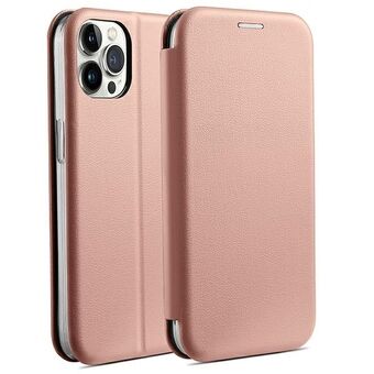 Beline Book Magnetic Case iPhone 14 Pro Max 6,7" rosa guld/rosaguld