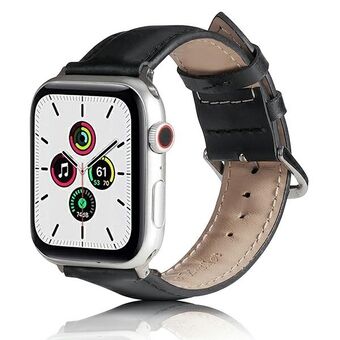 Beline Apple Watch Læderrem 38/40/41mm sort/sort