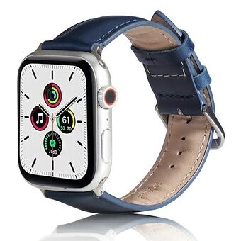 Beline Apple Watch Læderrem 42/44/45/49 mm blå/blå