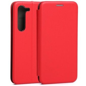 Beline Book Magnetic Case Samsung S23 S911 rød/rød