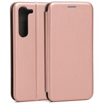 Beline Case Book Magnetic Sam S23+ S916 rosa guld/rosa guld