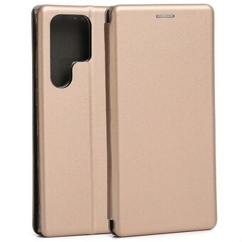 Beline Book Magnetic Case Samsung S23 Ultra S918 guld/guld