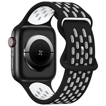 Beline pasek Apple Watch New Sport Silicone 38/40/41mm czarno-biały black/white box 

Beline rem til Apple Watch Ny Sport Silicone 38/40/41mm sort-hvid sort/hvid æske