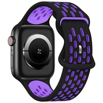 Beline pasek Apple Watch New Sport Silicone 38/40/41mm czarno-fioletowy  black/purple box

Beline rem Apple Watch New Sport Silicone 38/40/41mm sort-lilla æske