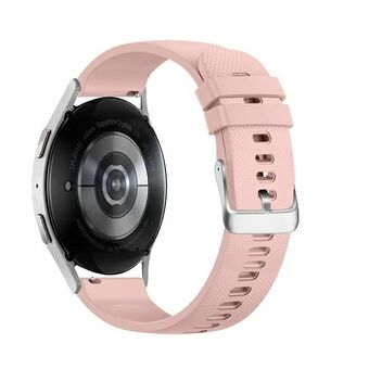 Beline pasek Watch 20mm Grid Texture Silicone różowy /pink box translates to:
Beline armbåndsur 20mm med grid tekstur, silicone, rosa / lyserød pakke