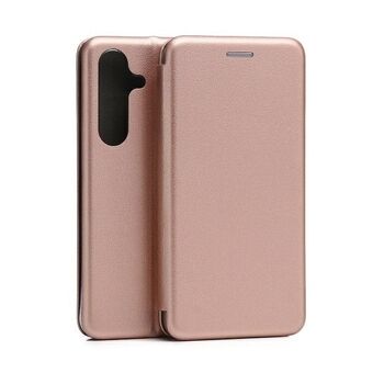 Beline Etui Book Magnetic Samsung S24 S921 er en rose gold-farvet magnetisk bogtaske til Samsung S24 S921.