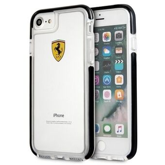 Ferrari Hardcase FEGLHCP7BK iPhone 7/8 SE 2020 / SE 2022 Stødsikker gennemsigtig sort