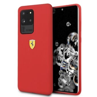 Ferrari Hardcase FESSIHCS69RE S20 Ultra G988 rød / rød silikone