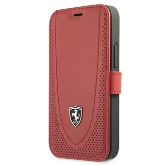 Ferrari iPhone 12 Mini Rød Bog Off Track Perforeret