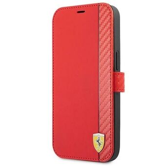 Ferrari iPhone 13 Mini Rød Bog On Track Carbon Stripe