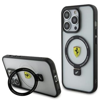 Ferrari FEHMP15LUSCAH iPhone 15 Pro 6.1" transparent hårdtaske med ringholder 2023 Collection MagSafe