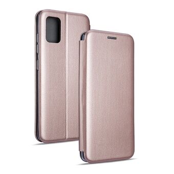Beline Book magnetisk etui til Samsung A21 rosa guld/rosa guld