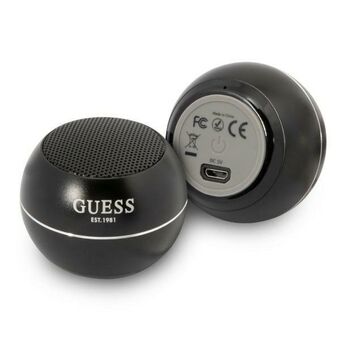 Gæt trådløs Bluetooth-højttaler GUWSALGEK Mini højttaler sort.