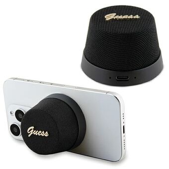 Gæt Bluetooth-højtaler GUWSC3ALSMK Speaker Stand sort Magnetic Script Metal
