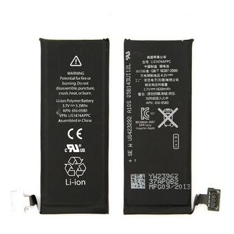 Batteri til iPHONE 4S (APN: 616-0580) bulk 1430mAh