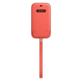 Apple MHYA3ZM / A iPhone 12/12 Pro MagSafe pink / pink læderetui
