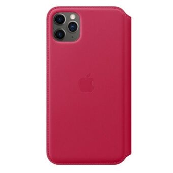 Etui Apple MY1N2ZM / A iPhone 11 Pro Max hindbær / hindbær læderbog