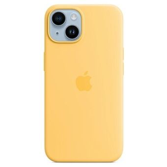 Apple MPT23ZM/A iPhone 14 6.1" MagSafe Gul/sunglow silikoneetui