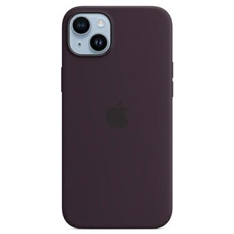 Etui Apple MPT93ZM/A iPhone 14 Plus 6,7" MagSafe sort lilla/hyldebær silikone etui