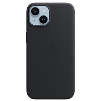 Apple MPP93ZM/A iPhone 14 Plus 6,7" sort/midnight læderetui MagSafe