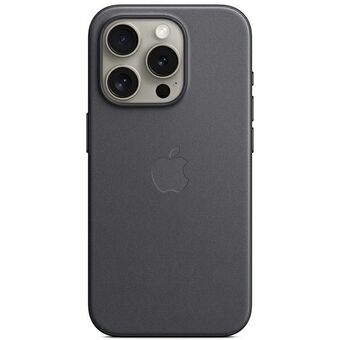 Etuiet Apple MT4V3ZM/A til iPhone 15 Pro Max 6.7" MagSafe i sort FineWoven Case.