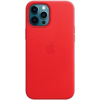 Etui Apple MHKJ3ZE/A iPhone 12 Pro Max 6,7" rød Lædertaske MageSafe