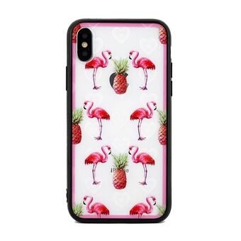 Hearts cover iPhone X / Xs design 1 klar (flamingoer)