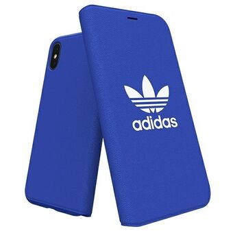 Adidas Booklet Case Canvas iPhone X/Xs blå/blå 30279