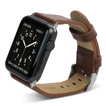 X-Doria Lux Apple Watch rem 38 / 41mm brun / brun 23820
