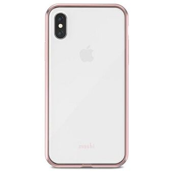 Moshi Vitros cover iPhone X / iPhone XS Pink Gennemsigtig / Orchid Pink 