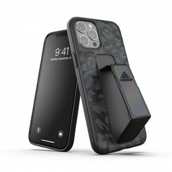 Adidas SP Grip Case Leopard iPhone 12 Pro Max sort-grå / sort-grå 43718