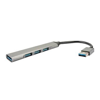 4smarts HUB 4-i-1 USB-A - 3xUSB-A 2.0 + USB-A 3.0 space grey 456909.