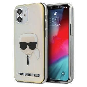 Karl Lagerfeld iPhone 12 Mini Flerfarvet Hardcase Iriserende Karls Hoved