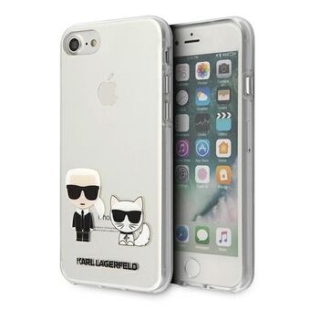 Karl Lagerfeld KLHCI8CKTR iPhone 7/8 / SE 2020 / SE 2022 hardcase Transparent Karl & Choupette