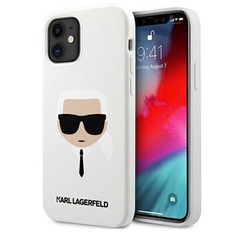 Karl Lagerfeld KLHCP12SSLKHWH iPhone 12 mini 5,4" hvid/hvidt hardcase Silikone Karl\'s Head