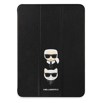 Karl Lagerfeld KLFC11OKCK iPad 11" Pro 2021 Bogomslag sort / sort Saffiano Karl & Choupette