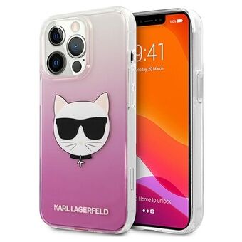 Karl Lagerfeld KLHCP13LCTRP iPhone 13 Pro / 13 6.1" hardcase pink/pink Choupette Head